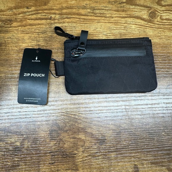 Alpaka Other - Alpaka Zip Pouch Black X-Pac Waterproof EDC Wallet Card Holder Small Travel Bag